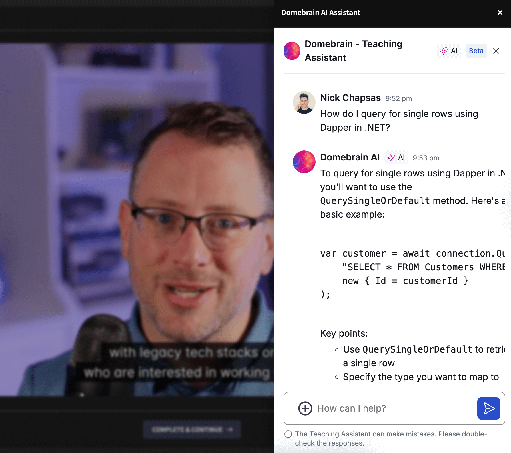 Screenshot of Domebrain